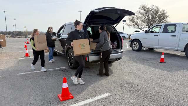 Texas food pantry gives away up to 15,000 pounds of food a month as families say grocery bills hit $500