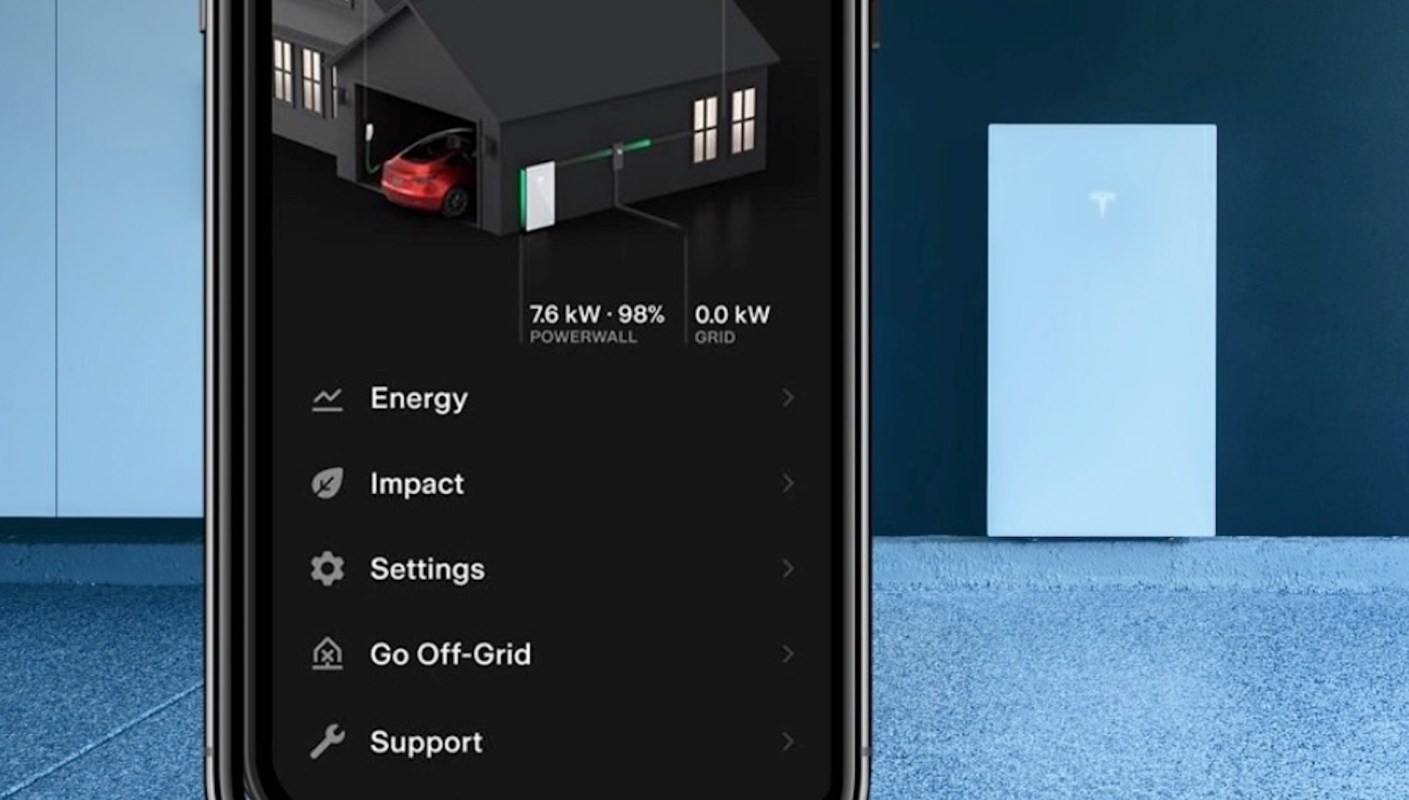 The Tesla Powerwall 3 app.