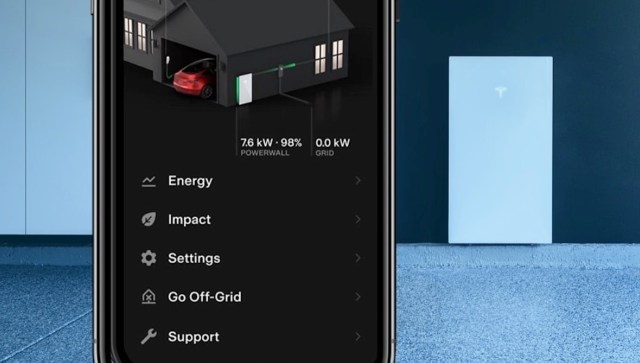 The Tesla Powerwall 3 app.