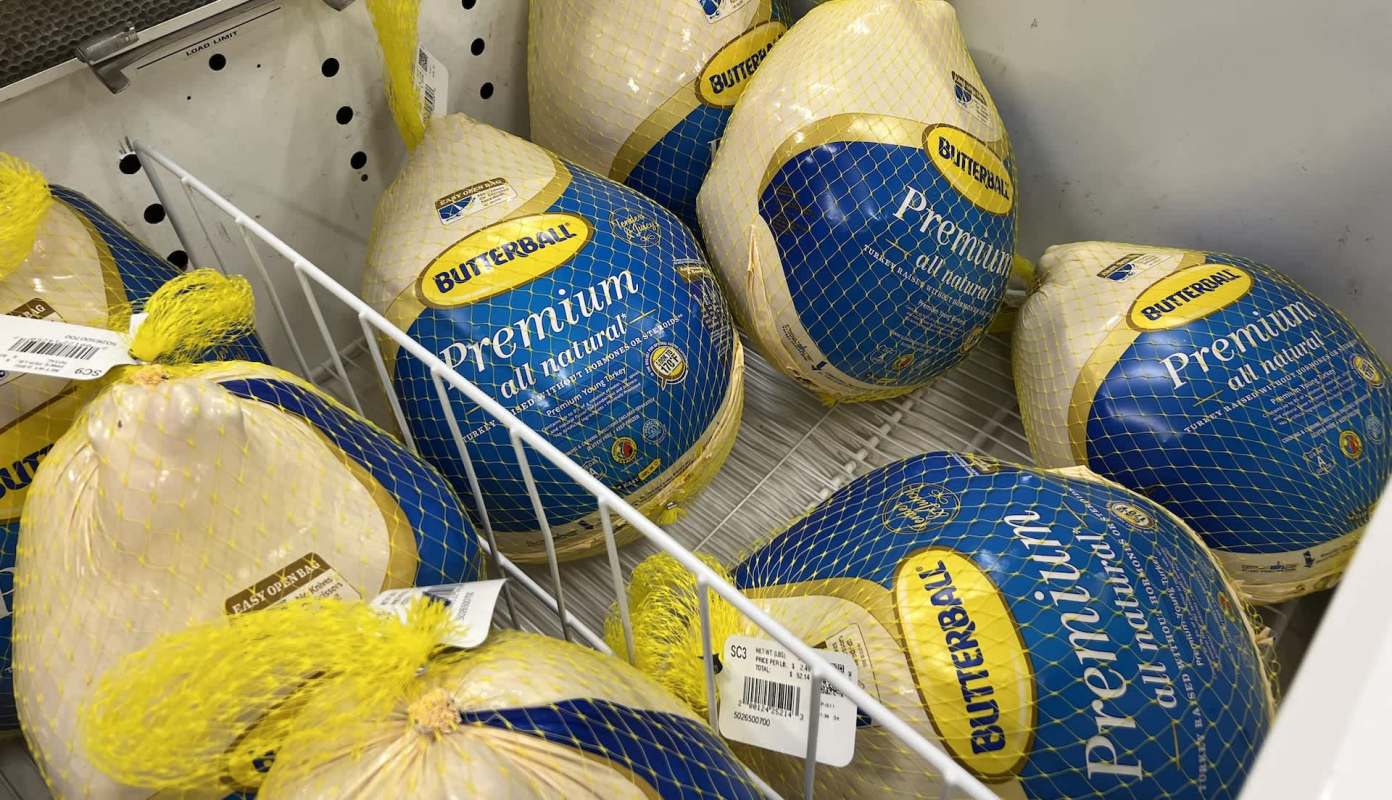 Butterball turkeys.