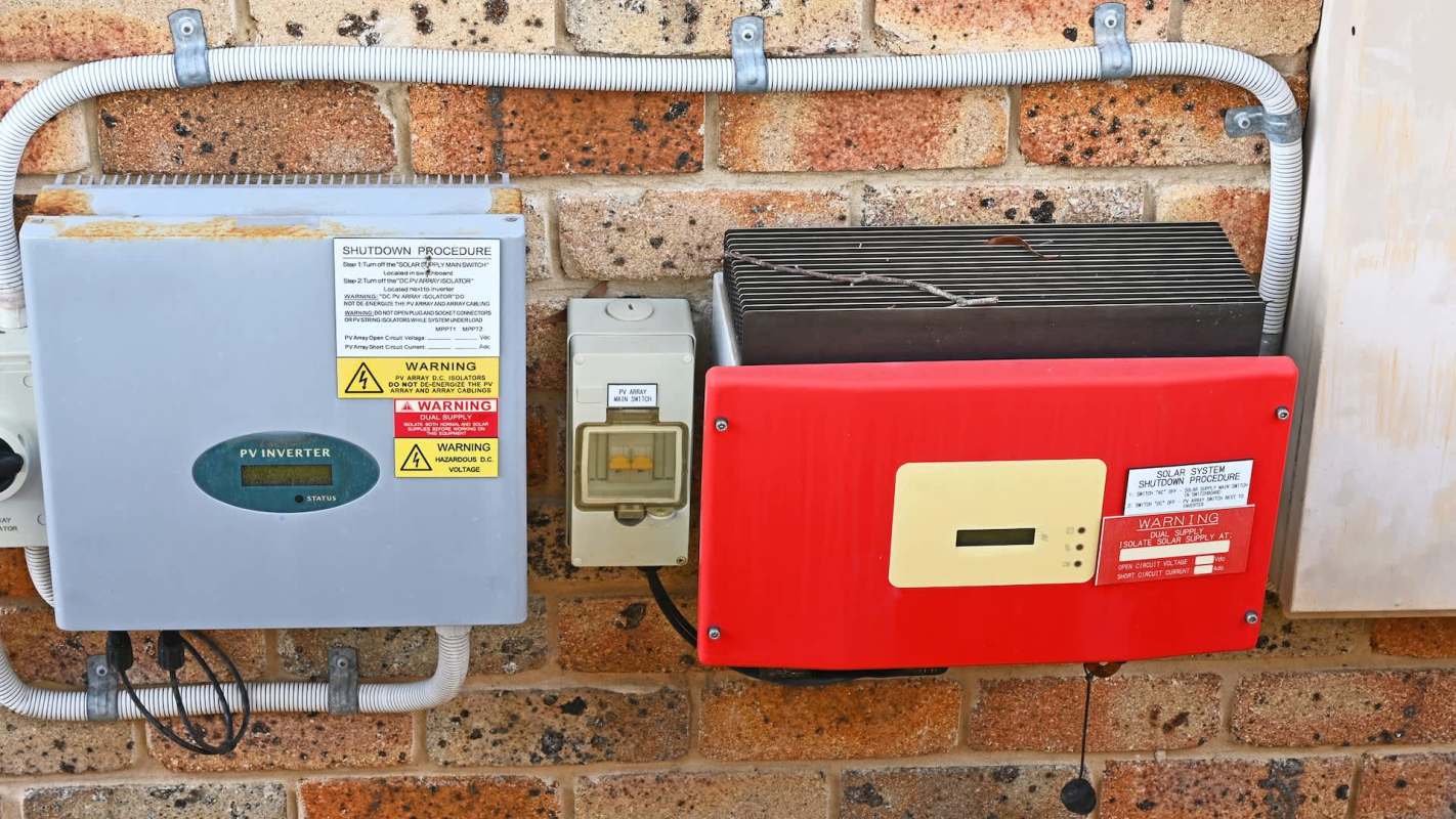Part of a solar power system.