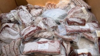 Deer meat.