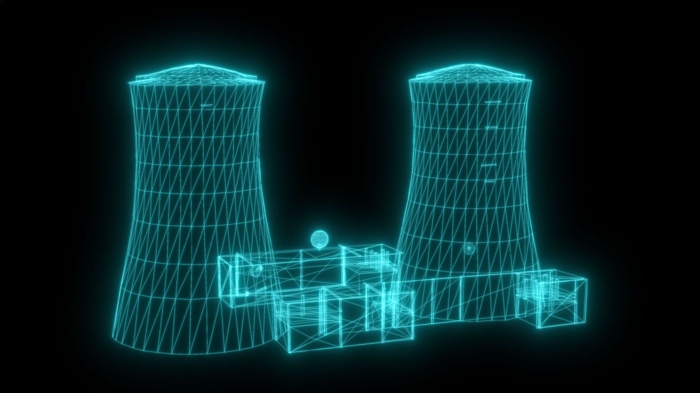 A holographic power plant.