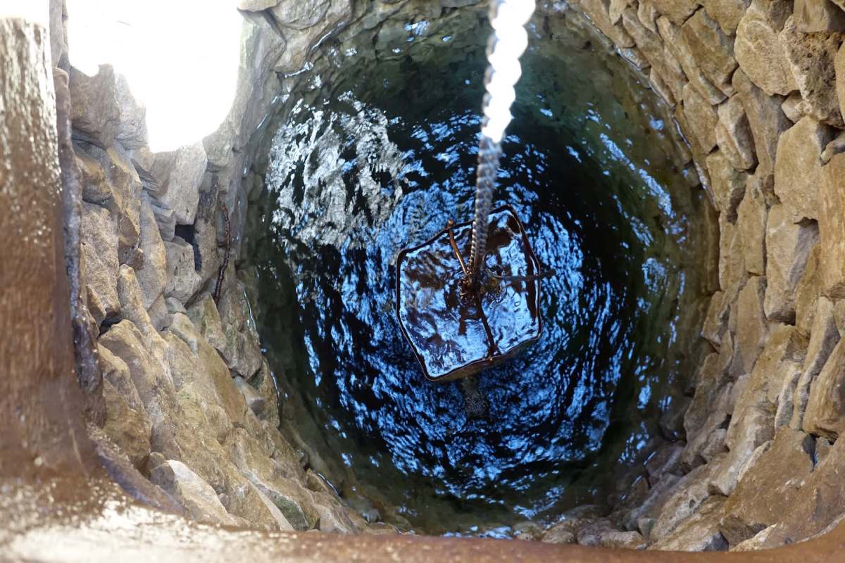 A water well.