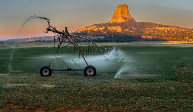 An irrigation system.
