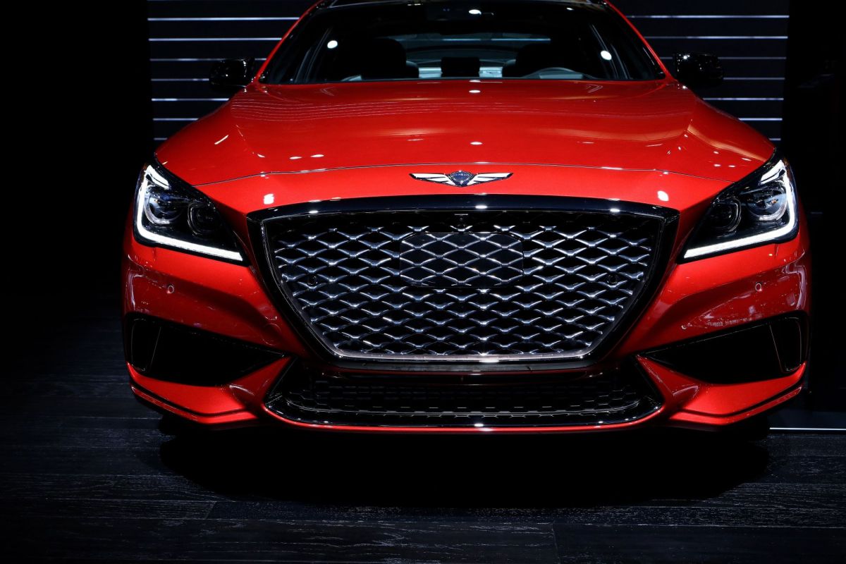 A 2018 Genesis G80.