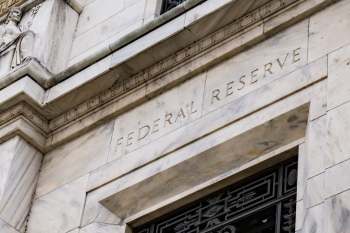 The Federal Reserve building.