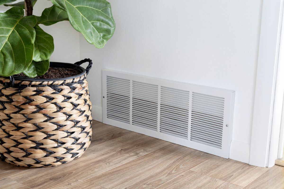 Air vents in a home.