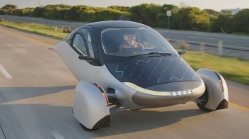 An Aptera solar EV.