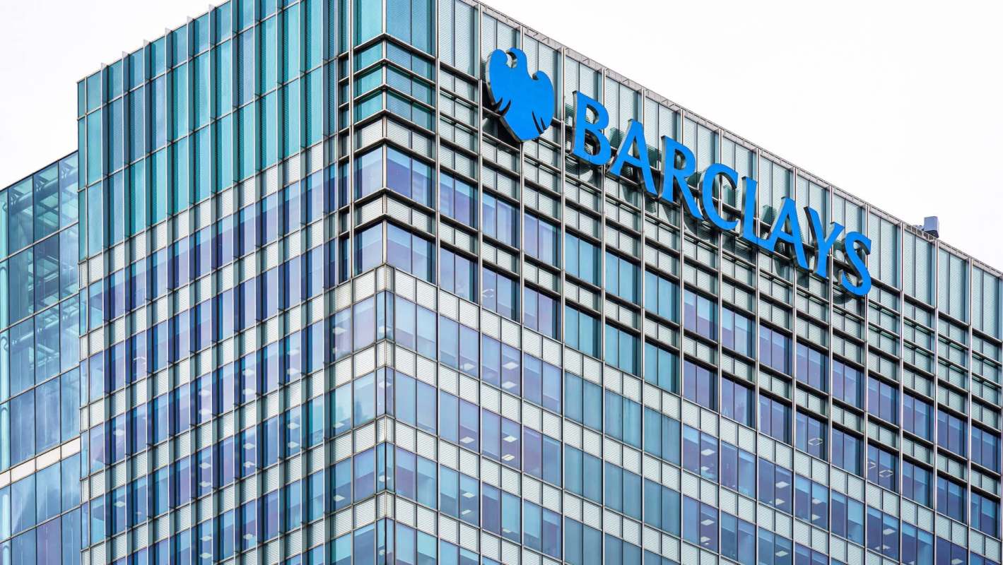 A Barclays building.
