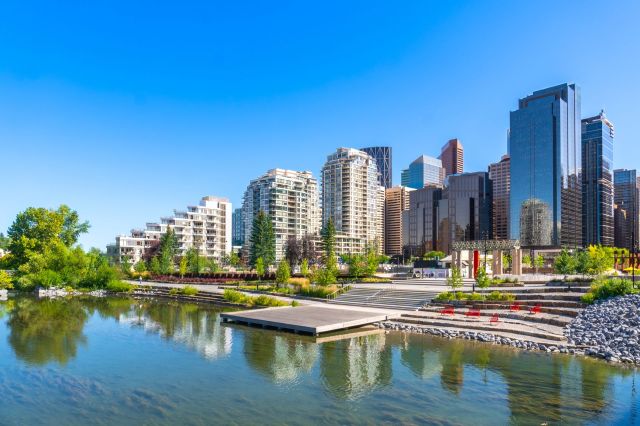 The Calgary skyline.