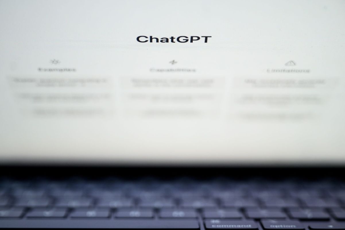 ChatGPT on a computer screen.
