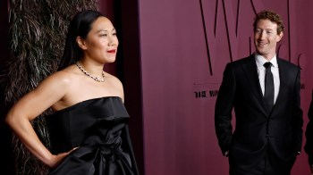 Priscilla Chan and Mark Zuckerberg.