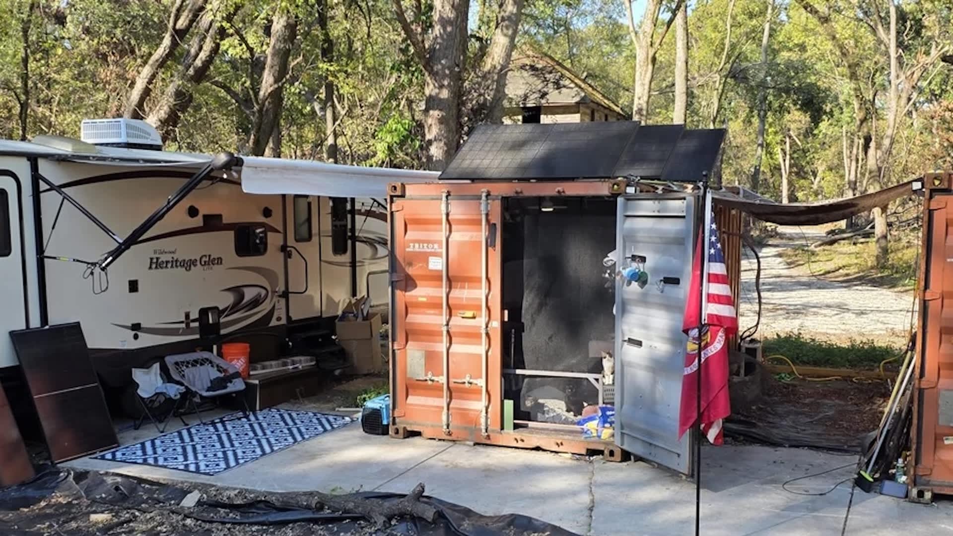 Indiana builder puts disability income toward a solar-powered kitten rescue