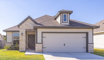 A single-story house.
