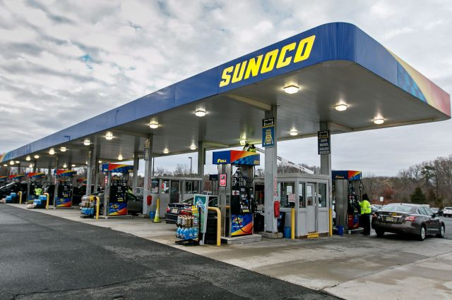 A Sunoco gas station.
