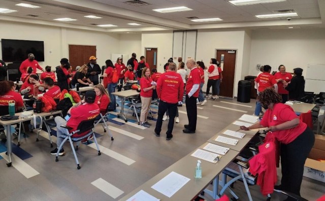 Tampa Hillsborough Homeless Initiative volunteers.