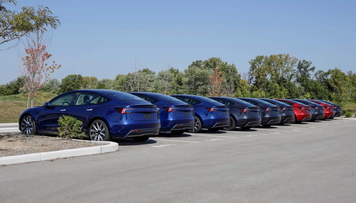 Tesla cars.
