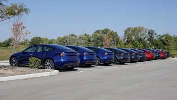 Tesla cars.