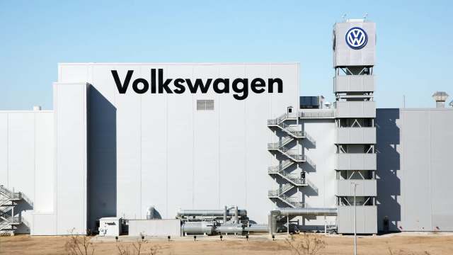 A Volkswagen manufacturing facility.
