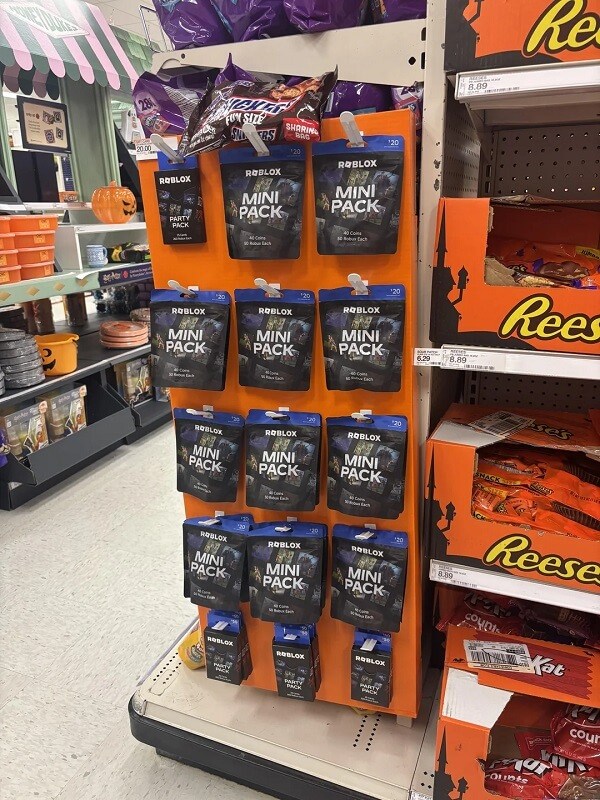 Roblox packs for sale.