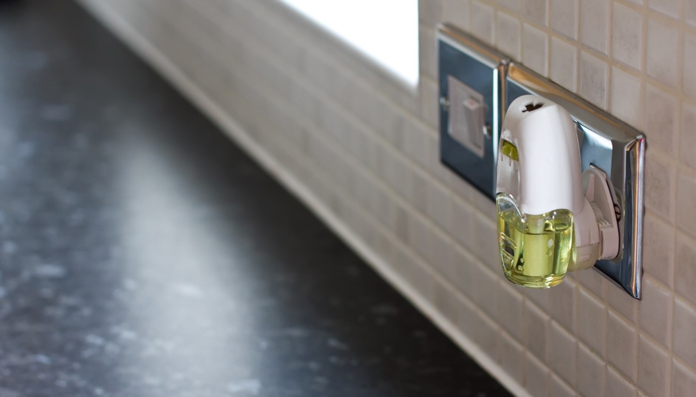 A plug-in air freshener.