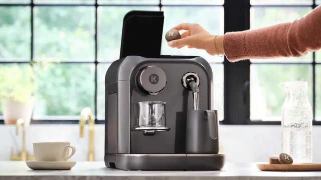 Keurig's new Alta brewer drops individual pods for compostable coffee tablets