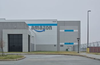 An Amazon warehouse.