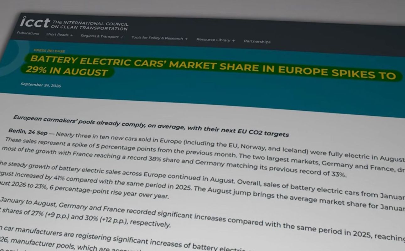 An article about people buying more EVs in Europe.
