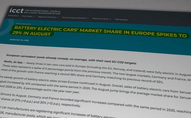 An article about people buying more EVs in Europe.