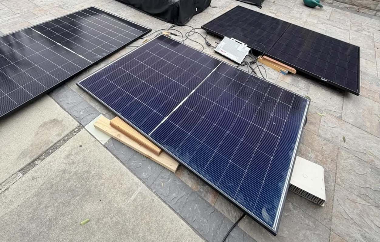 Solar panels.
