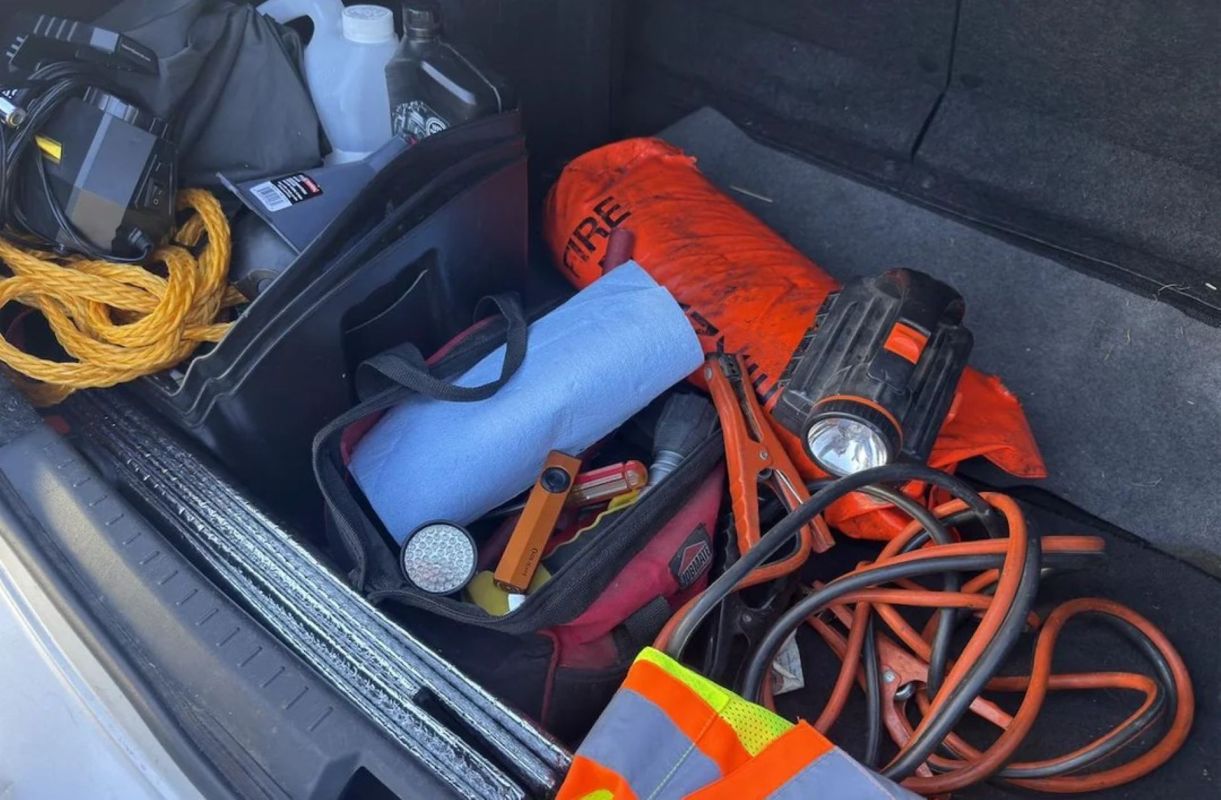 A car emergency kit.