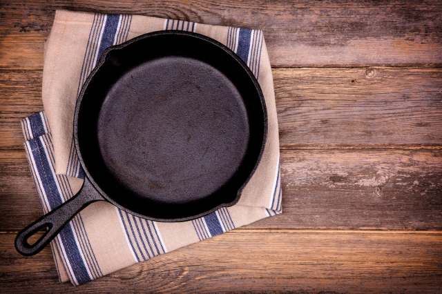 Cook revives battered cast-iron skillet for induction, says it's now the 'favorite pan'