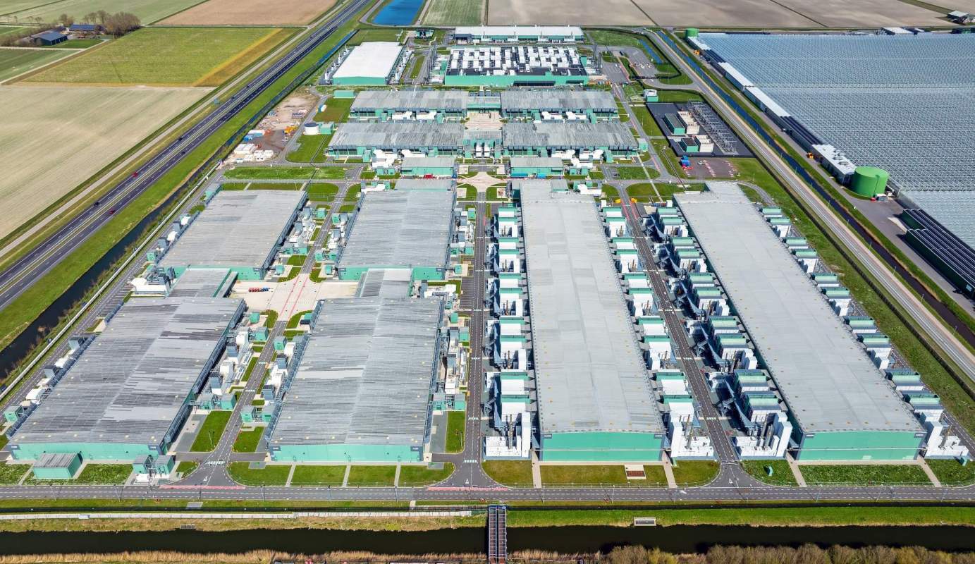 A data center.