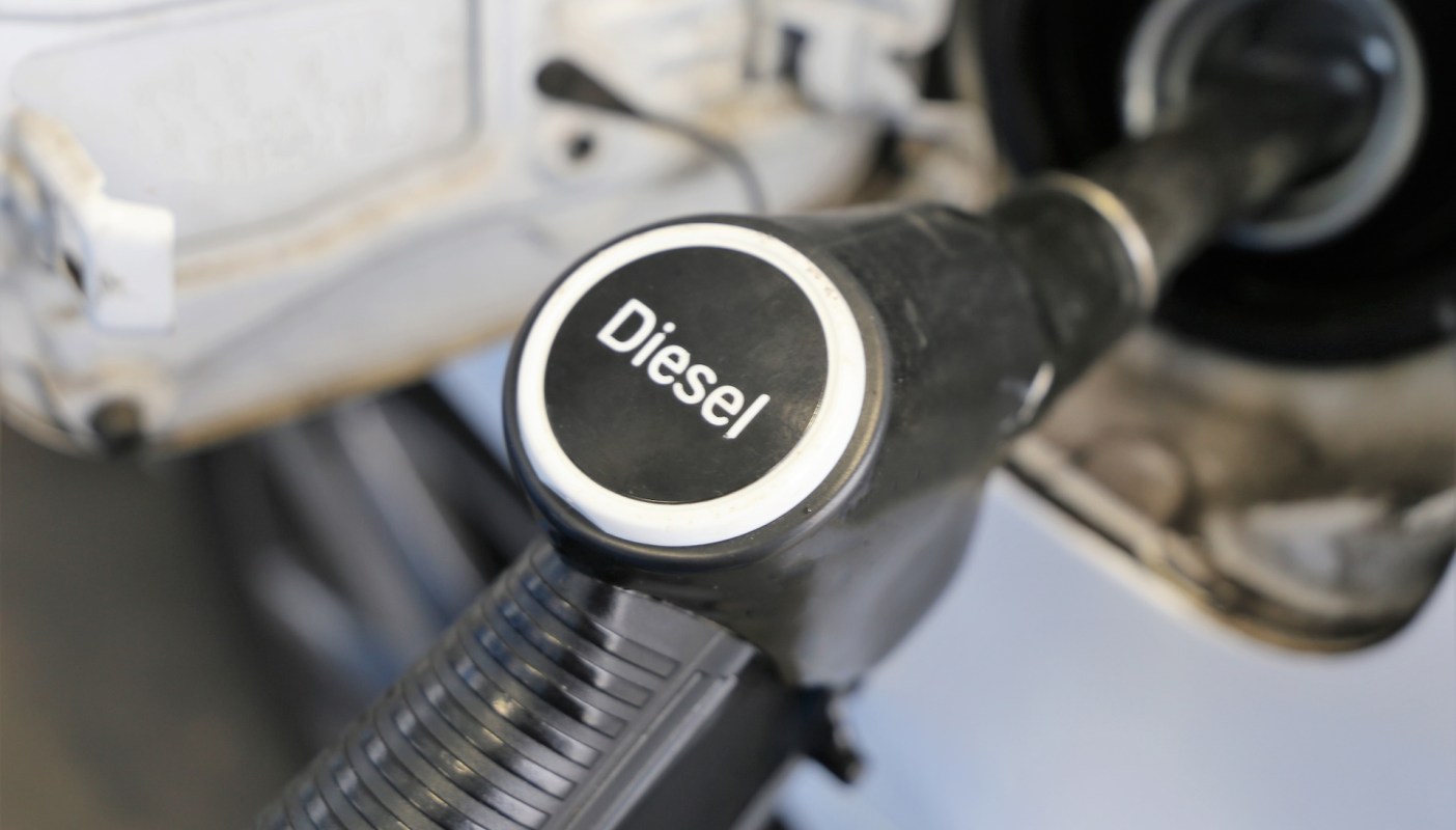 A diesel fuel pump.