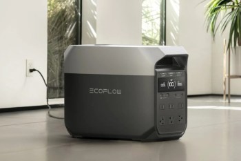 A portable EcoFlow power station.