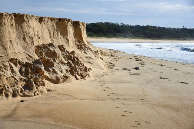 A sandy beach.