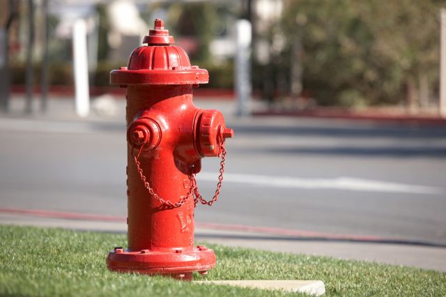 A fire hydrant.