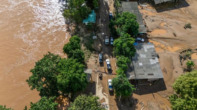 Flooding in Thailand.