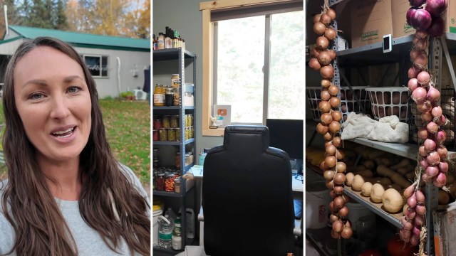 In a 960-square-foot cabin, a homesteader packs away a year's worth of food by breaking a few pantry rules
