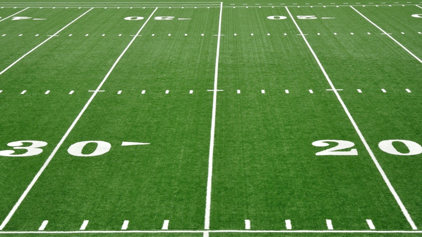 A football field.
