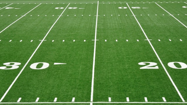 A football field.