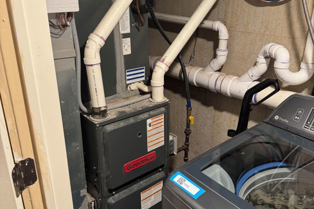 A furnace.