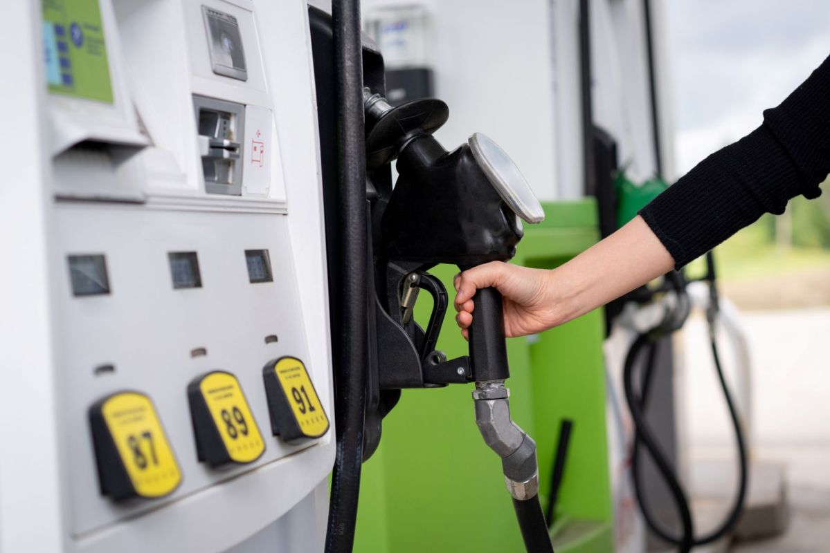 A gas pump.