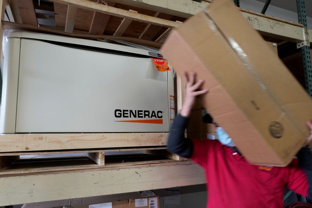 A Generac generator.