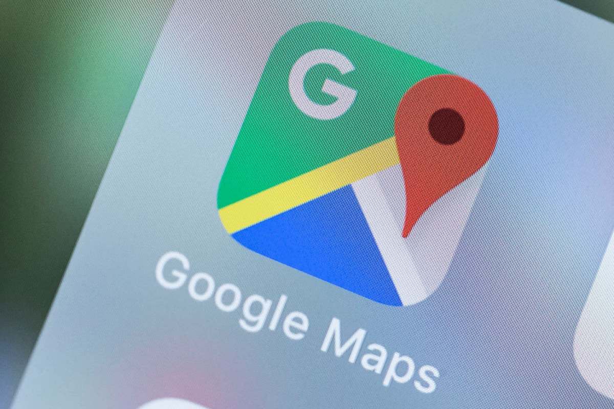 The Google Maps app.