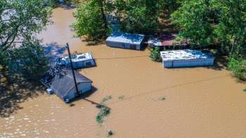Flooding from Hurricane Harvey.