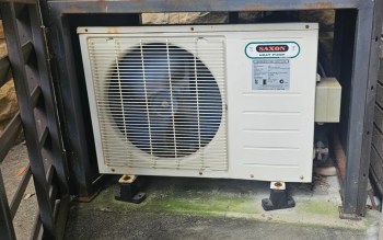 A heat pump unit.