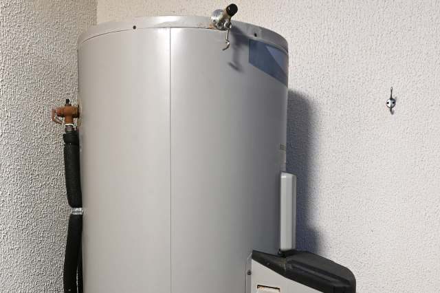 A water heater.