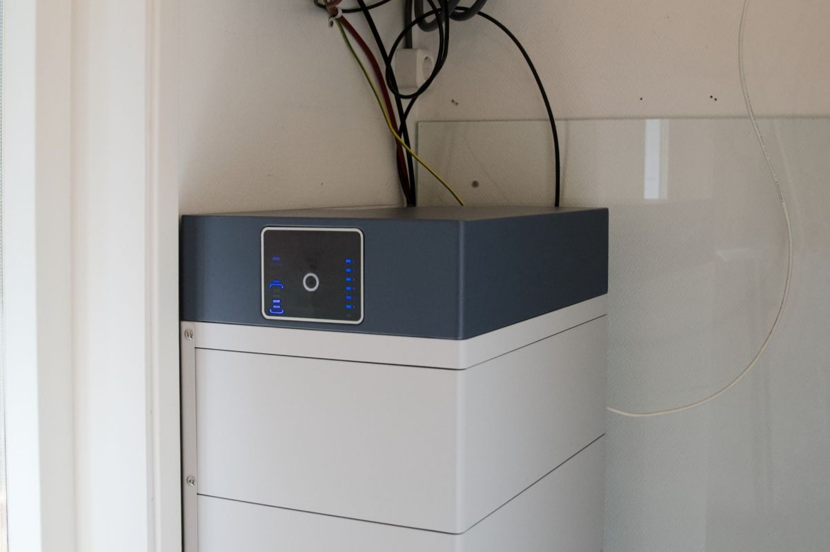 A home battery.